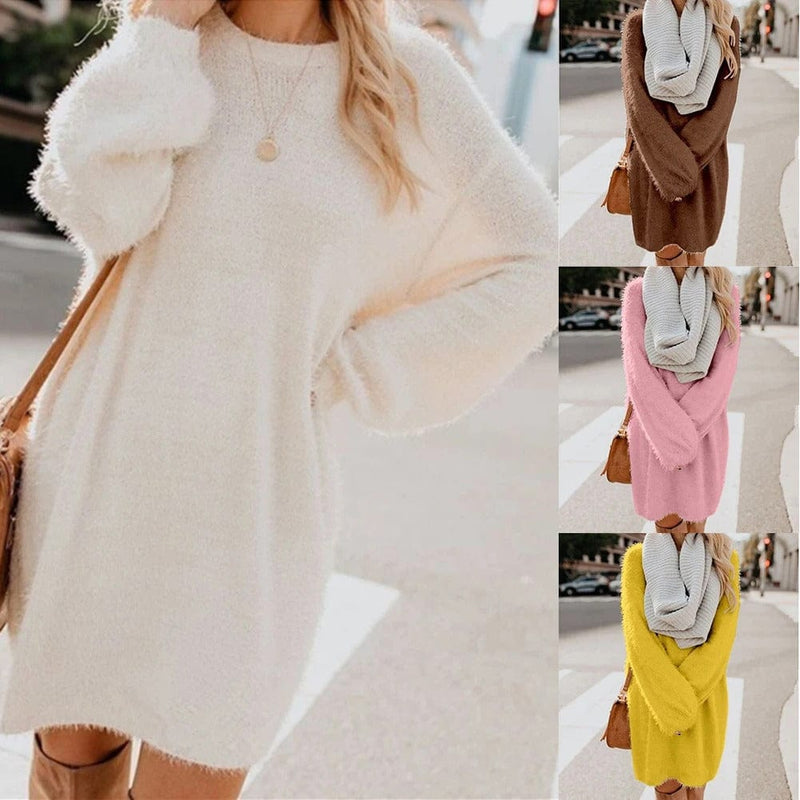 CM | Minivestido de punto estilo jersey