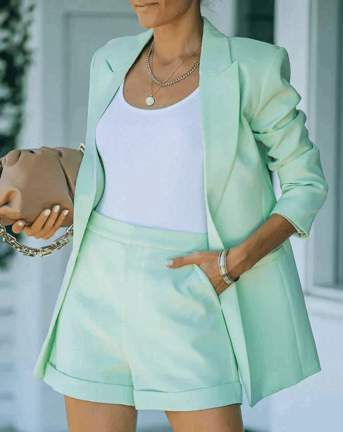 CM | Conjunto de blazer y pantalón corto