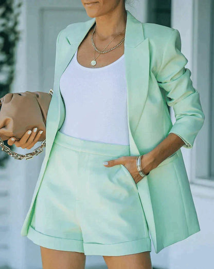 CM | Conjunto de blazer y pantalón corto