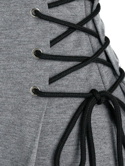 KL | Vestido midi casual-chic con capucha