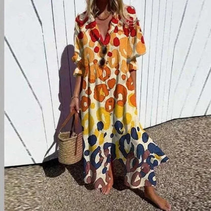 KL | Vestido maxi boho clásico