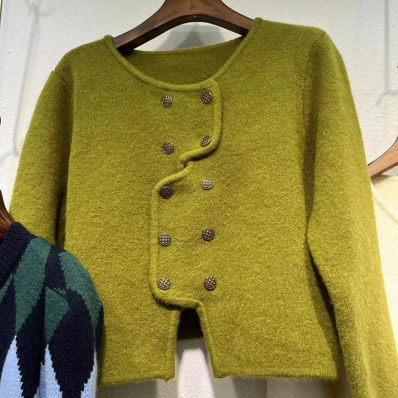 CM | Jersey de señora con tapeta de botones de doble botonadura