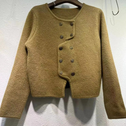 CM | Jersey de señora con tapeta de botones de doble botonadura