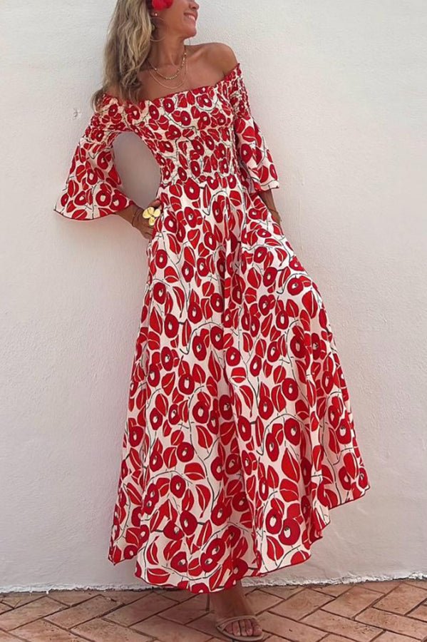 KL | Maxi vestido con estampado floral
