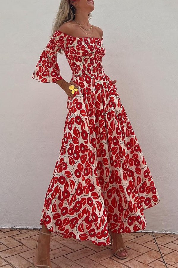 KL | Maxi vestido con estampado floral