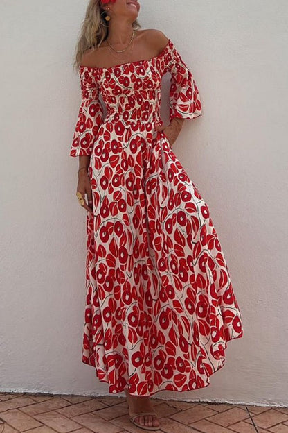 KL | Maxi vestido con estampado floral