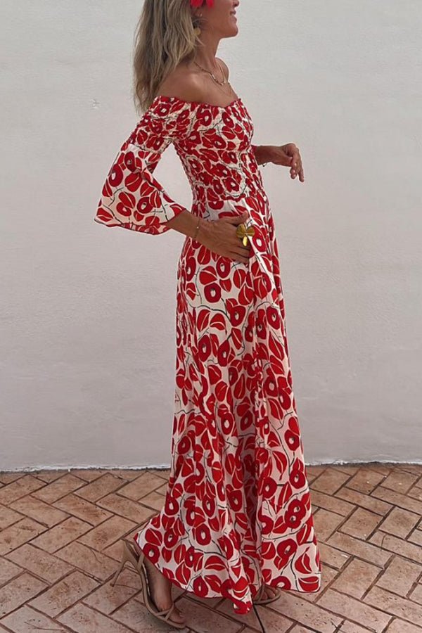 KL | Maxi vestido con estampado floral