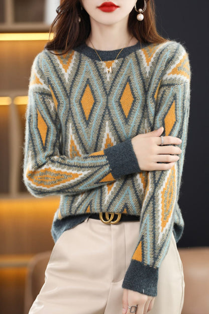 CM | Jersey de punto con cuello redondo 2024