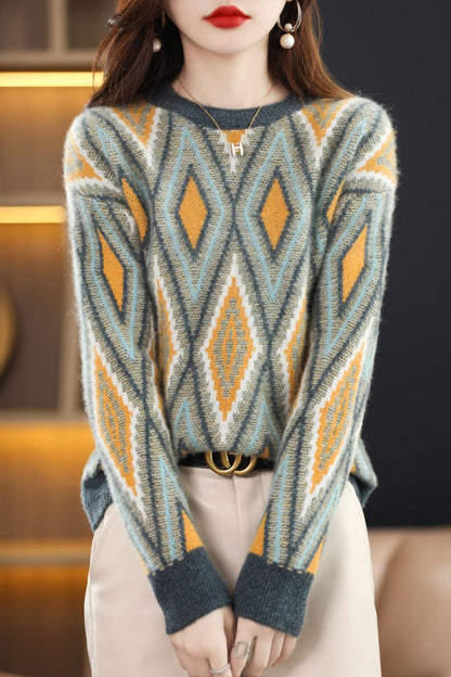 CM | Jersey de punto con cuello redondo 2024