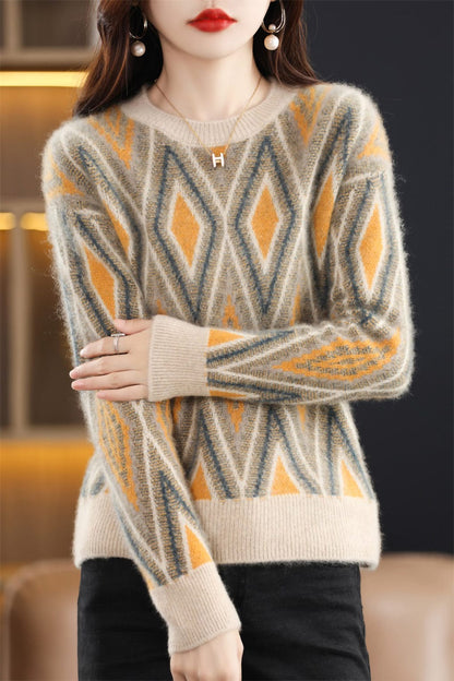 CM | Jersey de punto con cuello redondo 2024