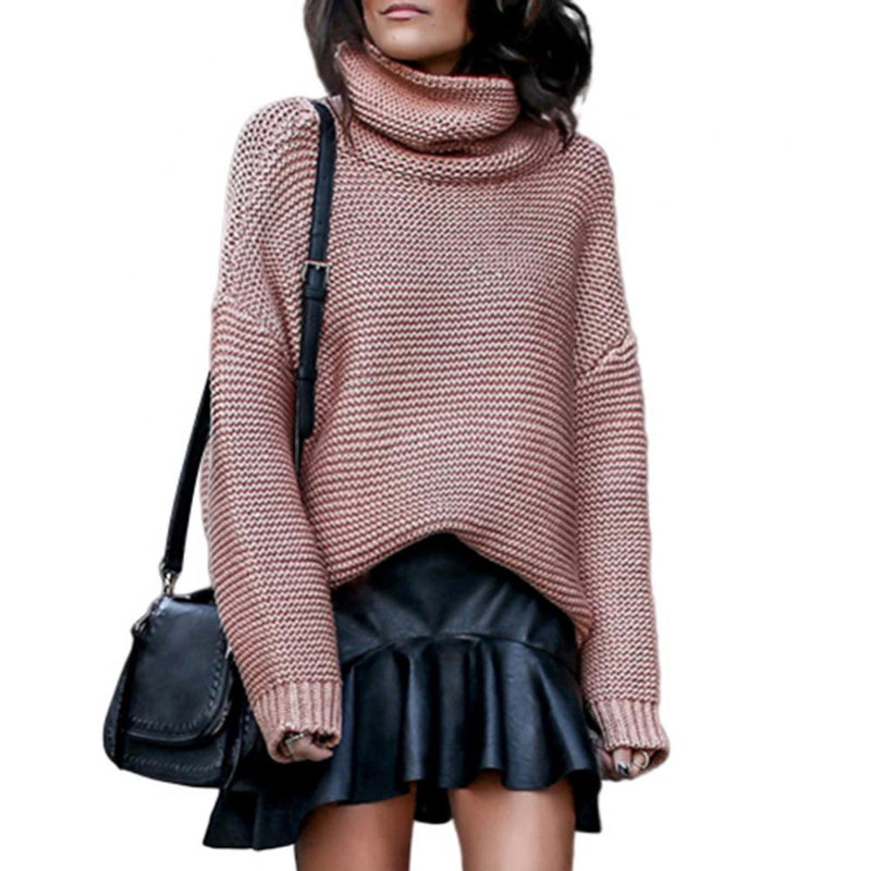 CM | Jersey de cuello alto holgado