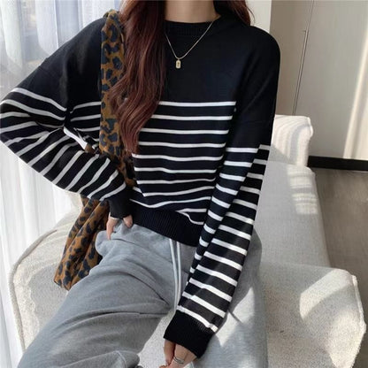 CM | Jersey sólido de cuello redondo