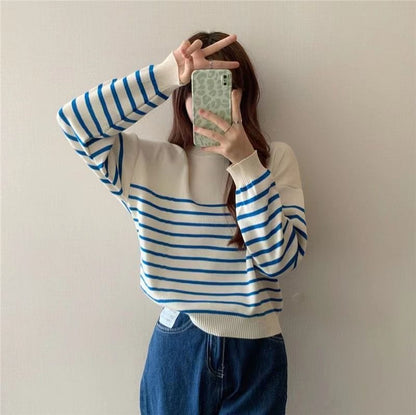 CM | Jersey sólido de cuello redondo