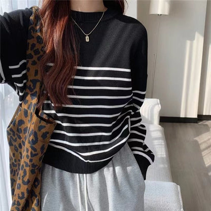 CM | Jersey sólido de cuello redondo