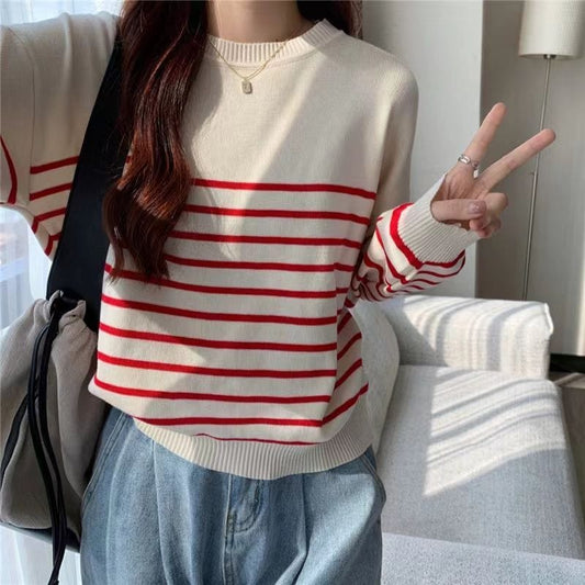 CM | Jersey sólido de cuello redondo