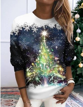 CM | Sudadera Elegant Kerstmis