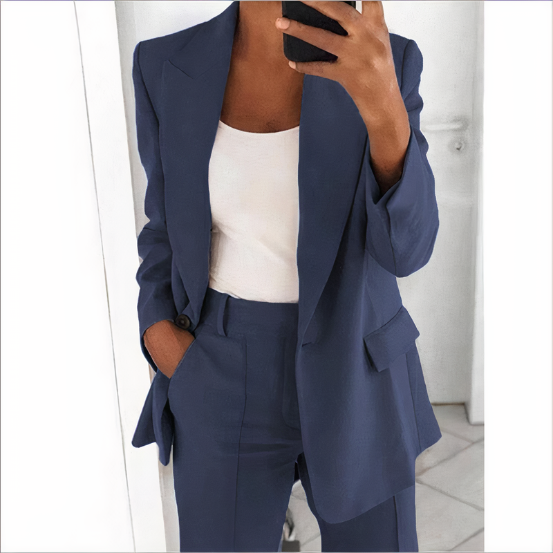 CM | Conjunto blazer con chaleco y pantalón