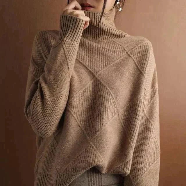 CM | Elegante jersey de cuello alto