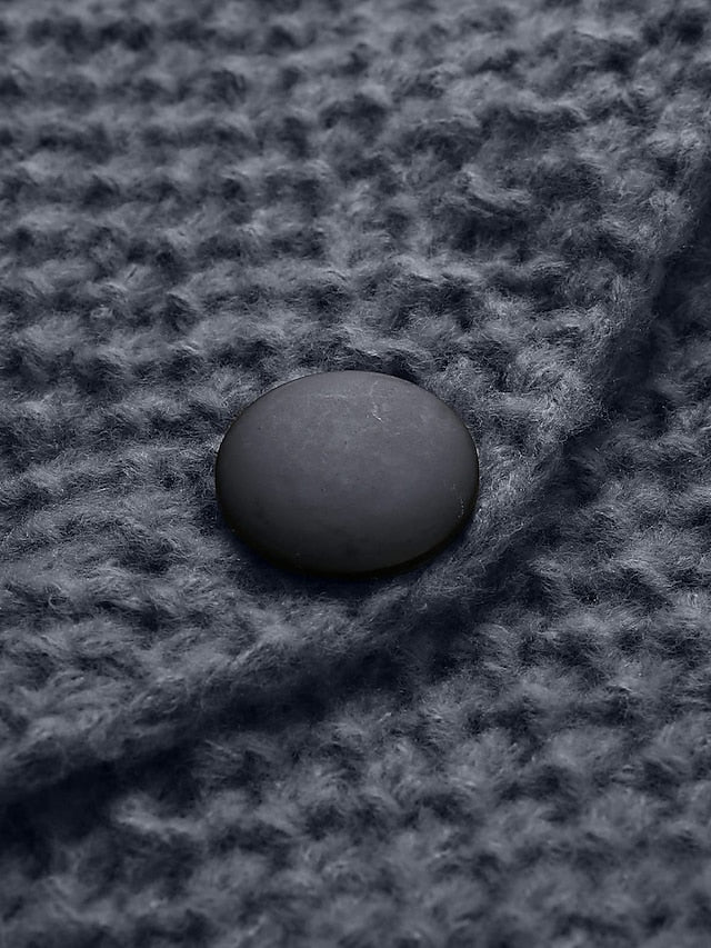 KL | Chaqueta con capucha en punto grueso