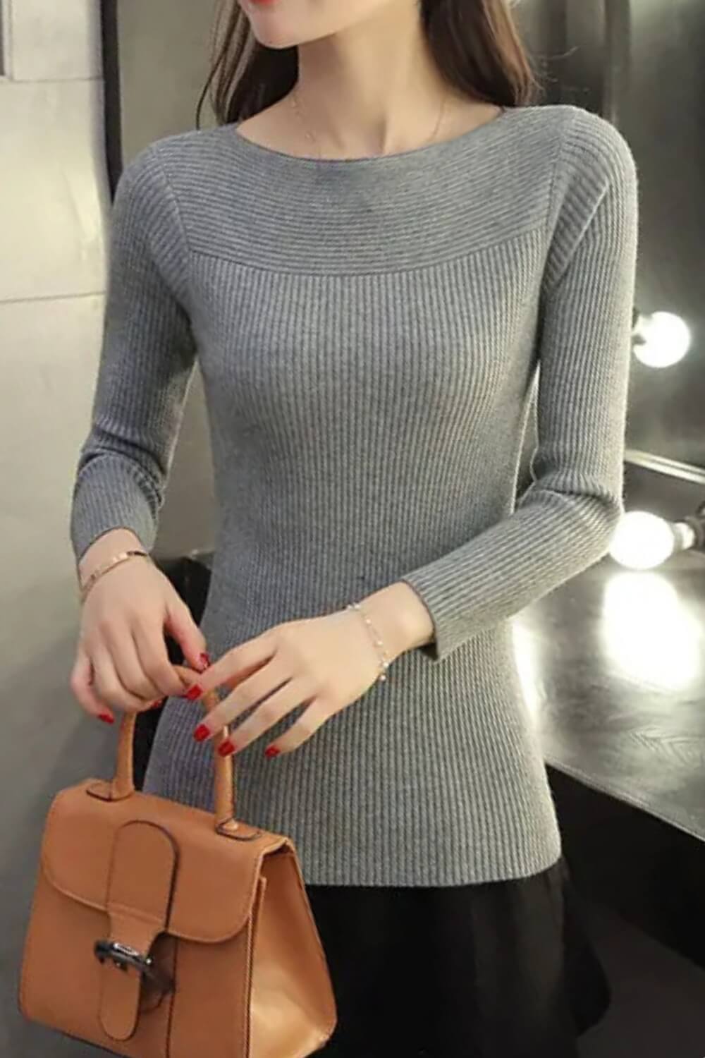 CM | Suéter coreano sólido