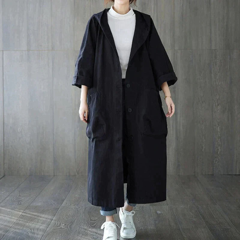 CM | Mackintosh de gran tamaño para mujer