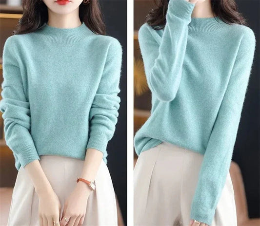 CM | Jersey de punto suave con cuello alto