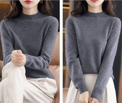 CM | Jersey de punto suave con cuello alto