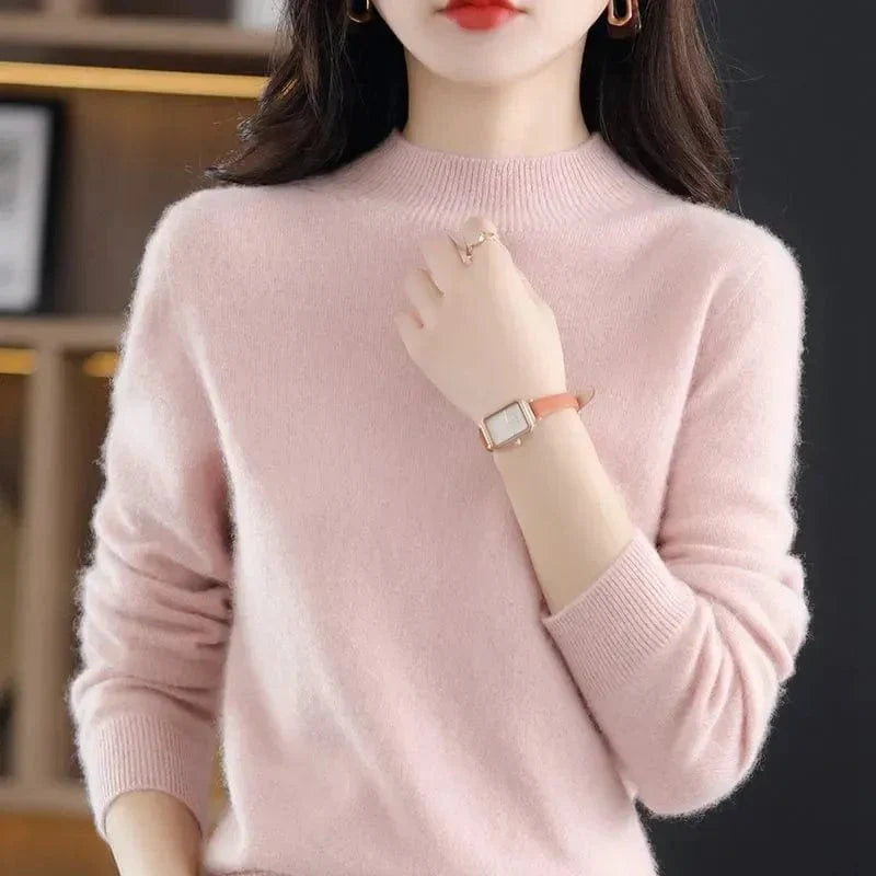 CM | Jersey de punto suave con cuello alto