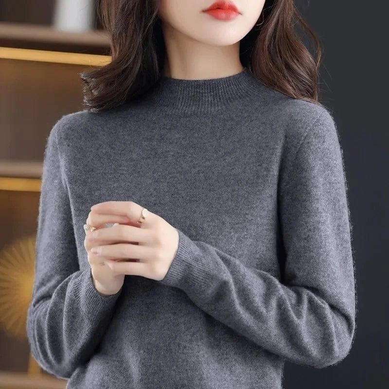 CM | Jersey de punto suave con cuello alto