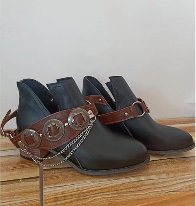 KL | Zapatos Chunky Tacón Medio Vintage