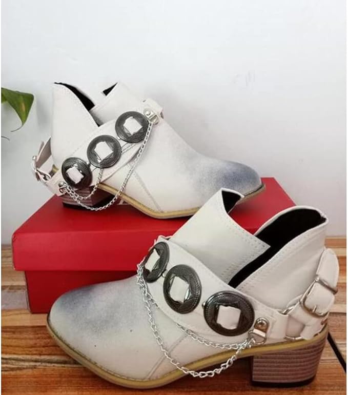 KL | Zapatos Chunky Tacón Medio Vintage