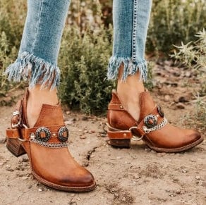 KL | Zapatos Chunky Tacón Medio Vintage