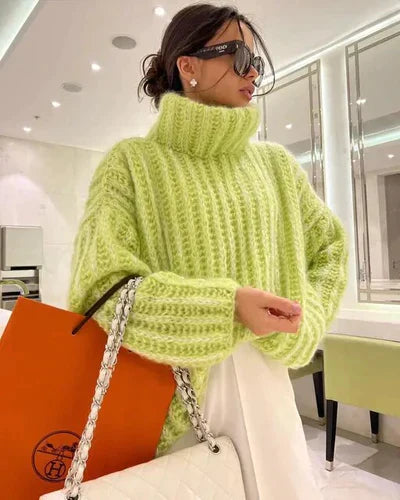 CM | Jersey de cuello alto esponjoso